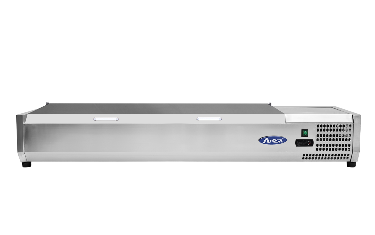 Saladettes à poser VRX2000/380 INOX  DIM 2000x395x280 ATOSA ESL3890GR-S