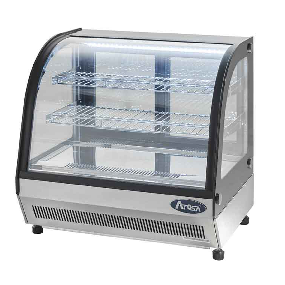 VITRINE A POSER BOMBÉE  110 L DIM 700x560x670 ATOSA WTY110L