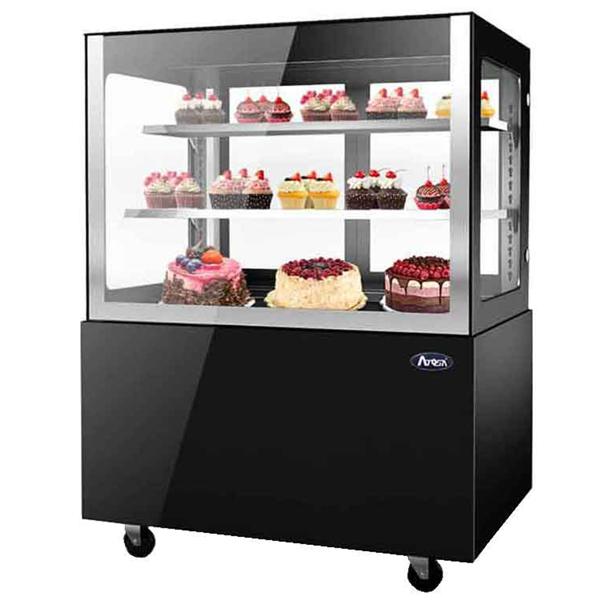 VITRINE DROITE SERVICE ARRIÈRE DIM 900x660x1200 ATOSA WDG096FB