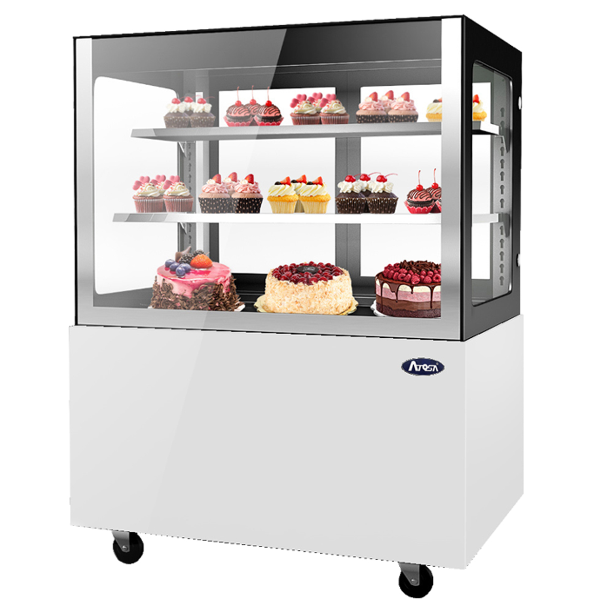 VITRINE DROITE SERVICE ARRIÈRE DIM 1500x660x1200 ATOSA WDG156FW