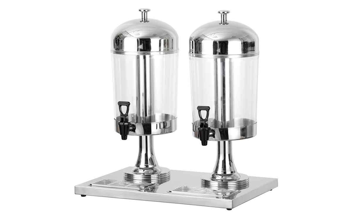 DISTRIBUTEUR A JUS DE FRUITS DOUBLE DIM 555x365x495 ATOSA AT90512-2