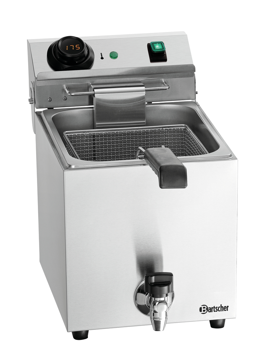 Friteuse électrique à poser MDI SNACK III Plus commande digitale avec robinet de vidange- 8 litres - BARTSCHER - A162828