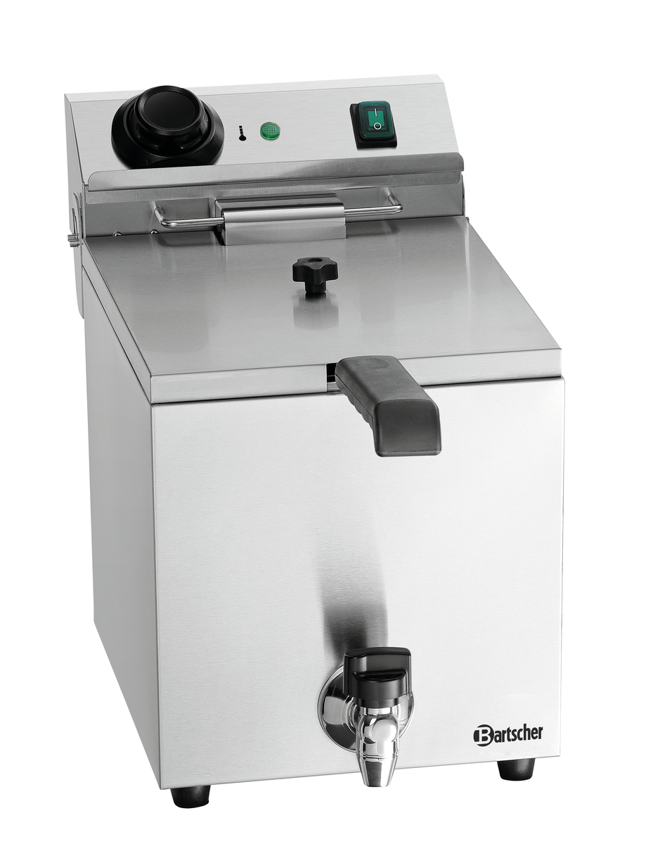 Friteuse électrique à poser MDI SNACK III Plus commande digitale avec robinet de vidange- 8 litres - BARTSCHER - A162828