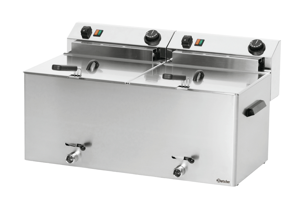 Friteuse électrique à poser PROFESSIONAL II - 10+10 litres - BARTSCHER - 162910