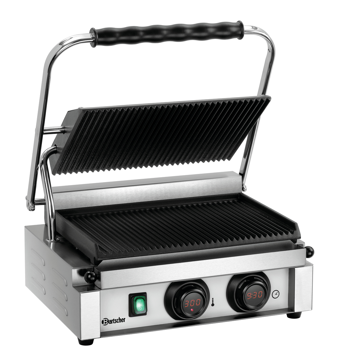 Grill panini rainuré Panini-MDI 1R - régulation digitale - BARTSCHER -  A150974