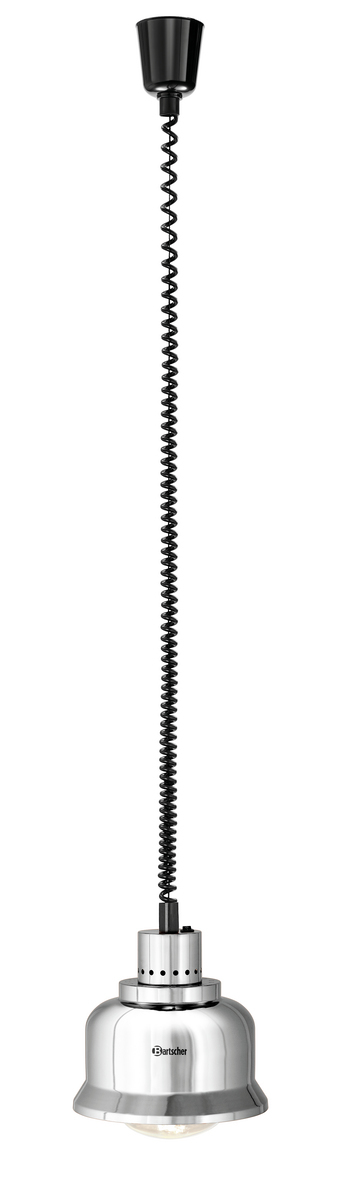 Lampe chauffante rétractable IWL250D CHR - argent brillant - BARTSCHER - 114279