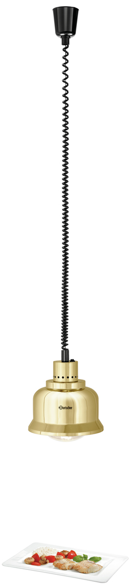Lampe chauffante rétractable IWL250D GO - doré/gold - BARTSCHER - 114275