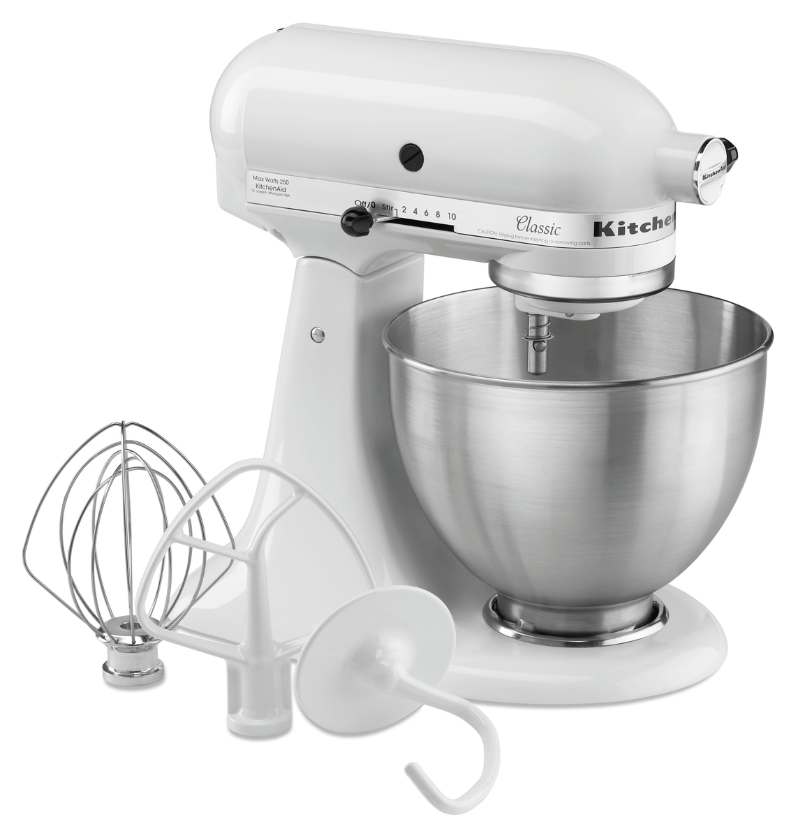KitchenAid 5K45SSEWH, blanc, 4,28L - A150067