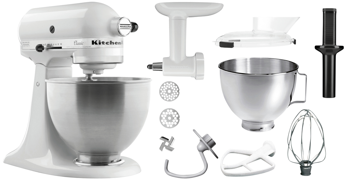 KitchenAid 5K45SSEWH, blanc, 4,28L - A150197