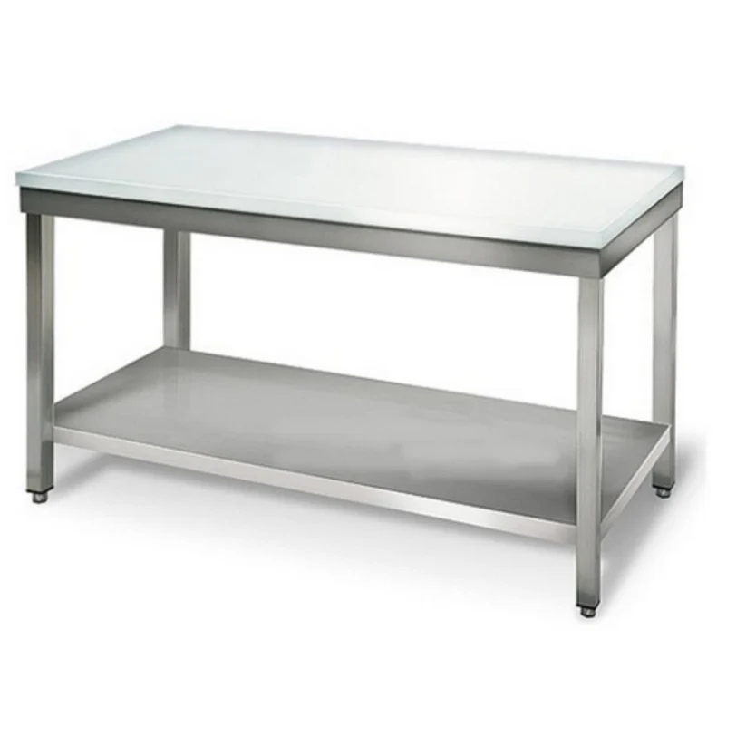 Table de boucherie - livrée démontée  - 1600x700x850mm SKYRAINBOW-THATS167C25