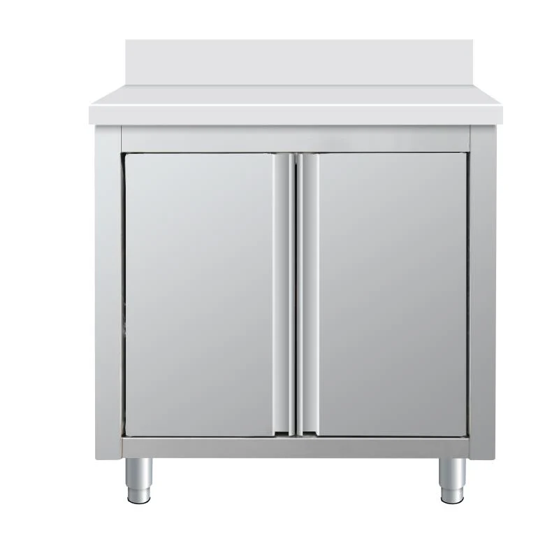 Placard en inox adossé - porte battante - 800x600x950mm SKYRAINBOW-THASR86A