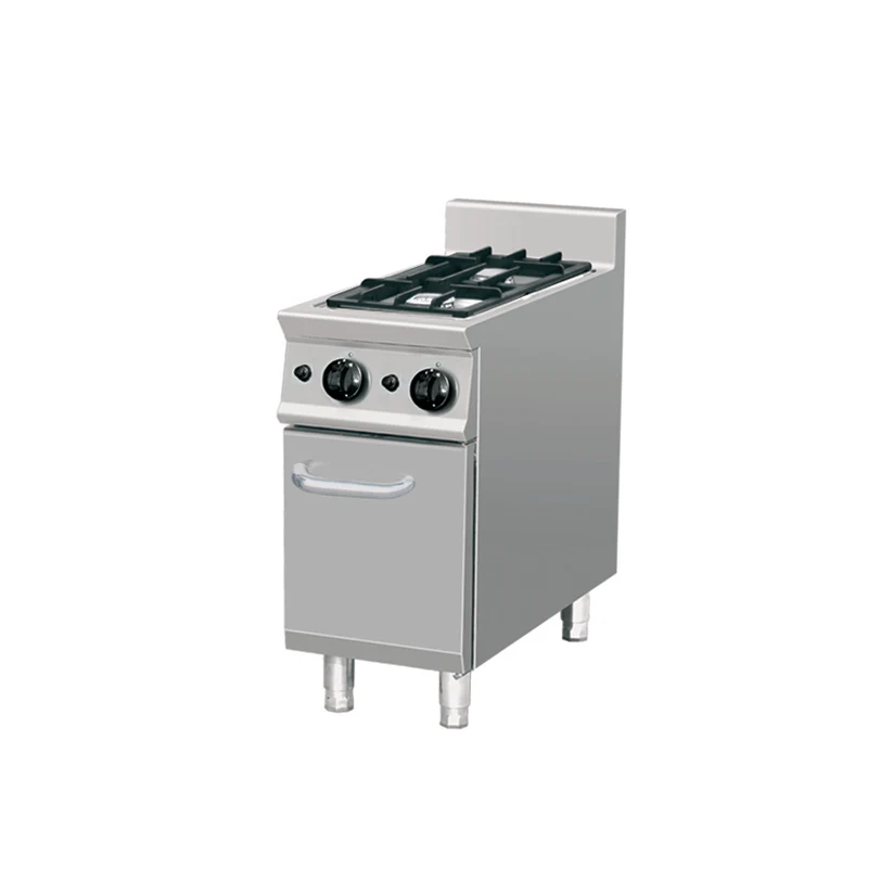 Réchaud Wok - 2 feux - 7,5KW x 2 - 450x900x860+280mm SKYRAINBOW-THWG9F2PW