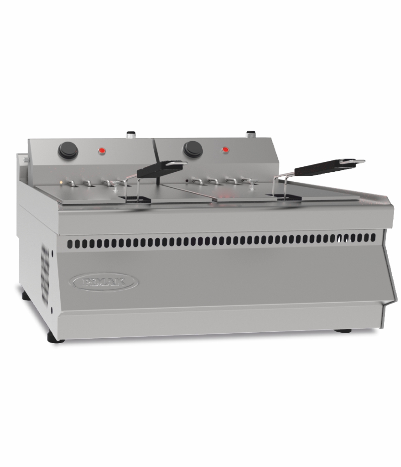 Friteuse à poser -  10+10 litres  ELECTRIQUE ECO - PIMAK - M062-1
