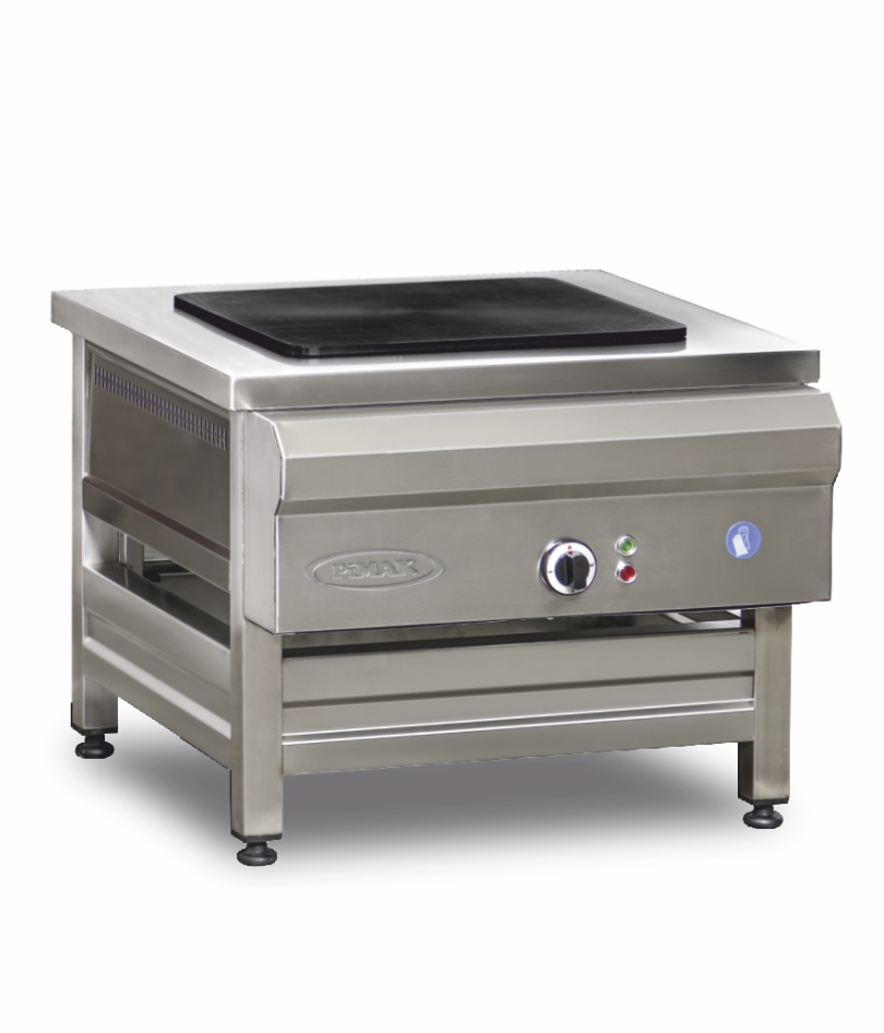 Réchaud bas ELECTRIQUE sur pieds  plaque 30x30cm