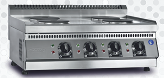 Plaque chauffante 2 feux à poser à ELECTRIQUE - PIMAK - 7OS-M182-2SE