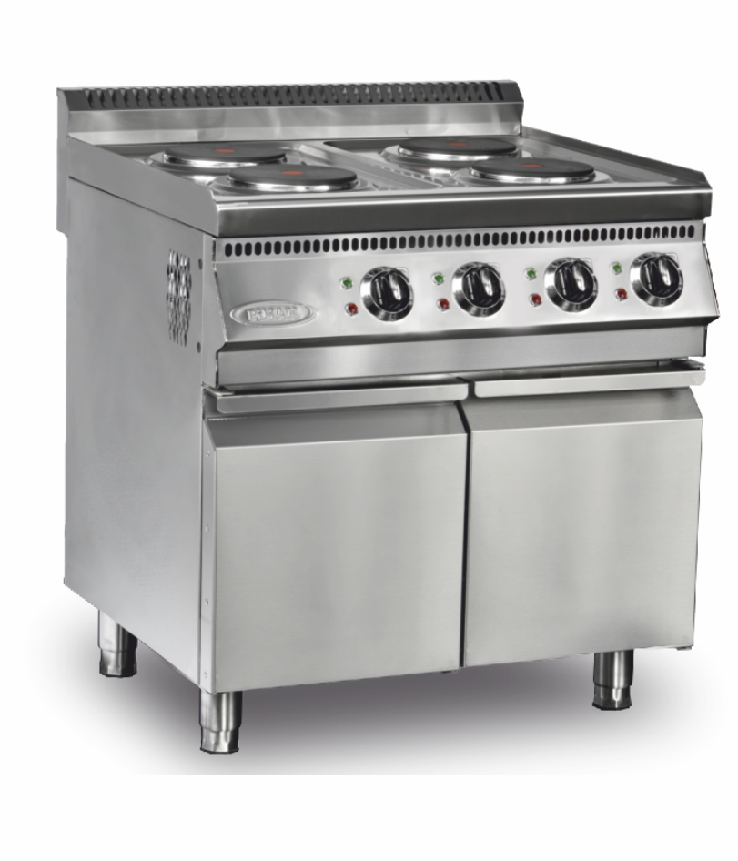 Plaque chauffante 4 feux sur coffre à ELECTRIQUE - PIMAK - 7OS-M182-4SE