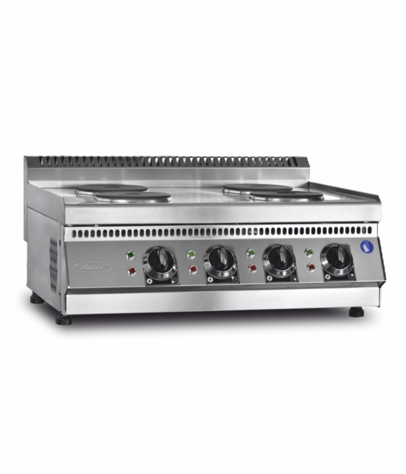 Plaque chauffante 4 feux sur coffre à ELECTRIQUE - PIMAK - 7OSDE-M182-1