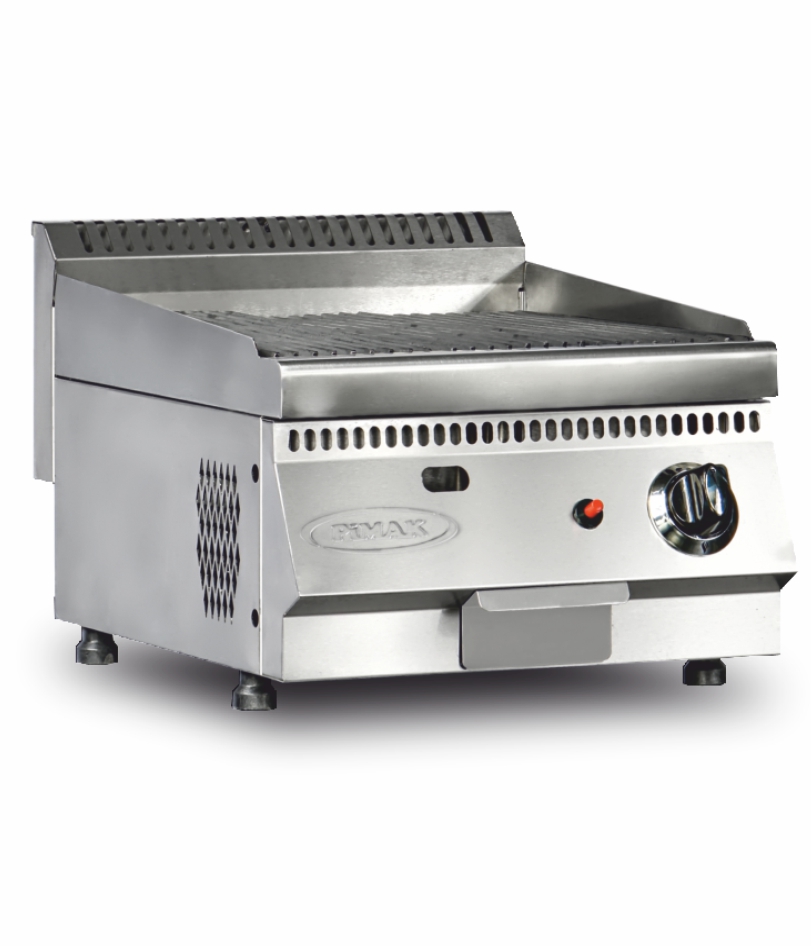 Grill à pierre de lave 40cm à GAZ à poser - PIMAK - LTI/7OS-M170-1