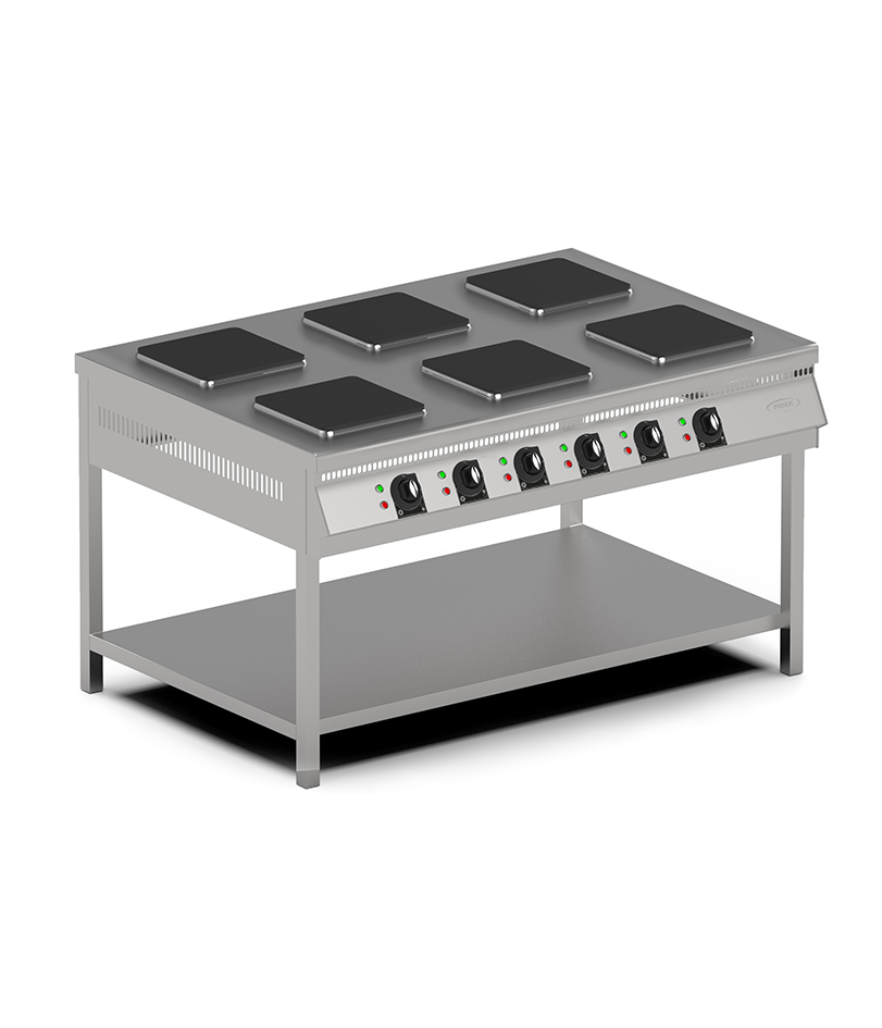 Piano 2 feux avec four à GAZ 100x65x85cm- PIMAK -  M015-2