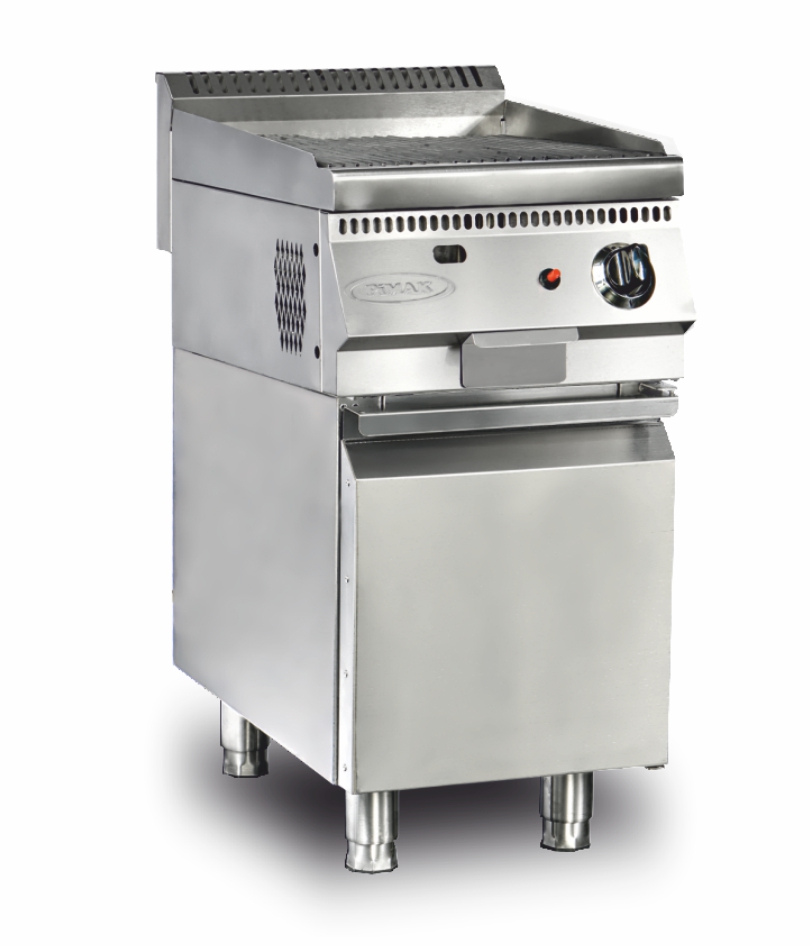 Grill à pierre de lave 51,5cm à GAZ sur coffre -PIMAK -  LT2/90SD-M170-1