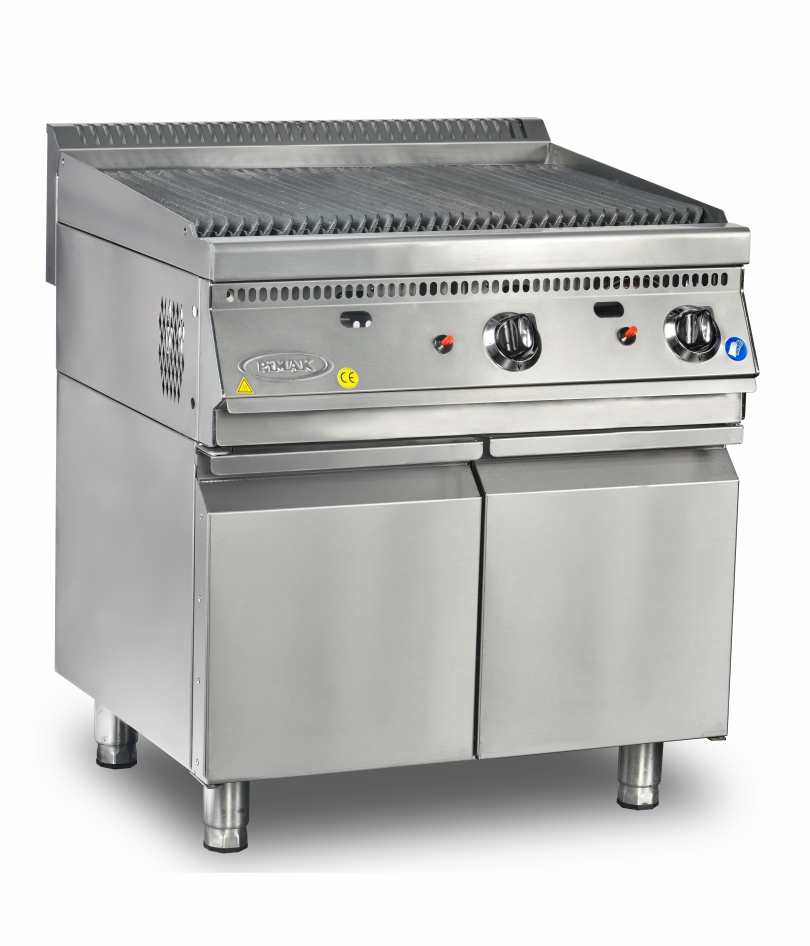 Grill à pierre de lave 85cm à GAZ sur coffre - PIMAK -  LT3/90SD-M170-3