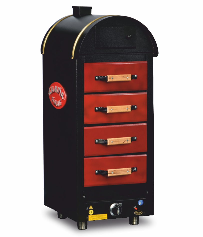 Four à pomme de terre (KUMPIR) à GAZ - 4 tiroirs - PIMAK -  KF-M079-4G