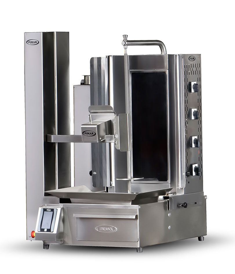 Robot Kebab automatique à ELECTRQUE 4 + 4 feux V - PIMAK -  PDR120-E