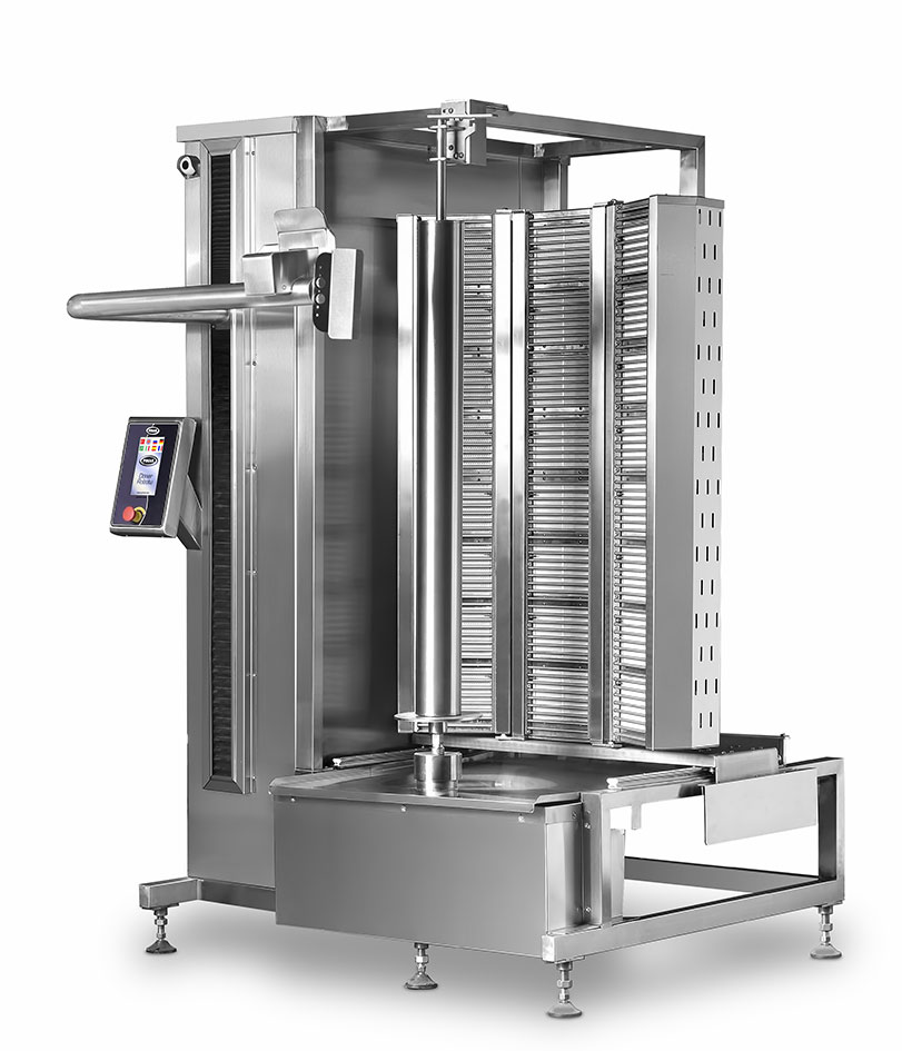 Robot Kebab automatique à GAZ 7 + 7 feux V - PIMAK - PDR350-G