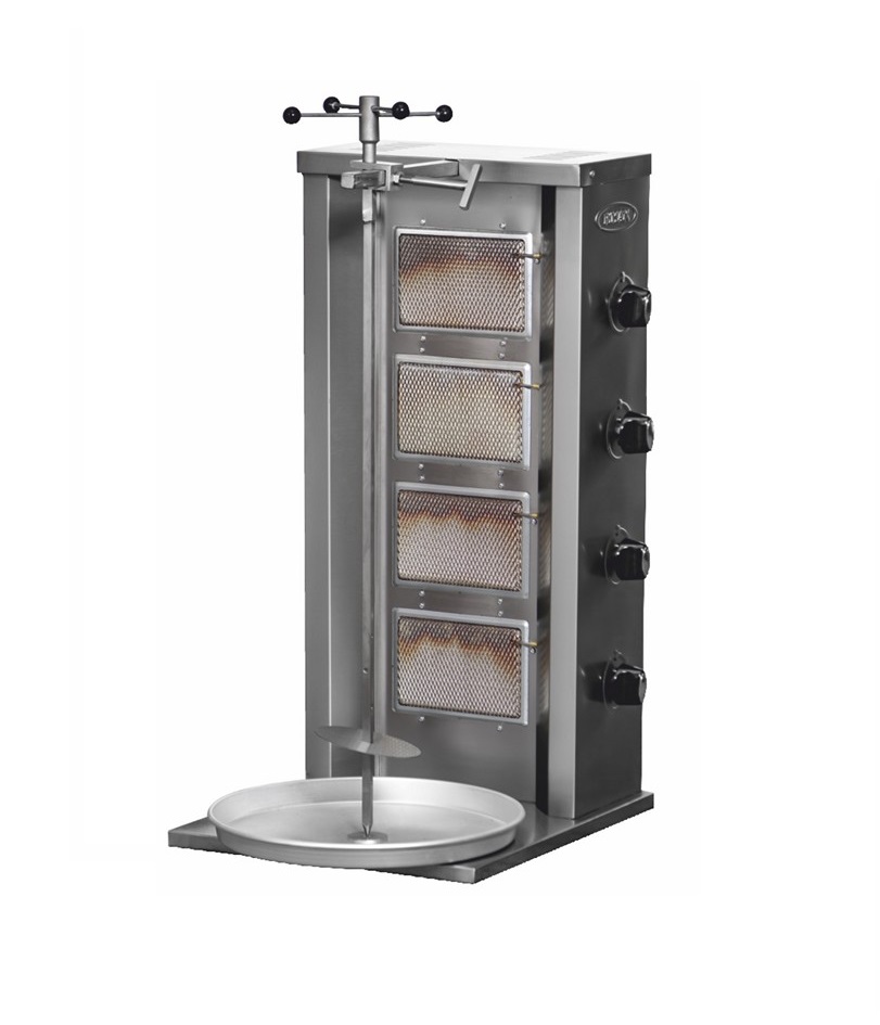 Machine à Doner kebab manuel  Eco  4 Radiants à GAZ - PIMAK -  DO7/M76