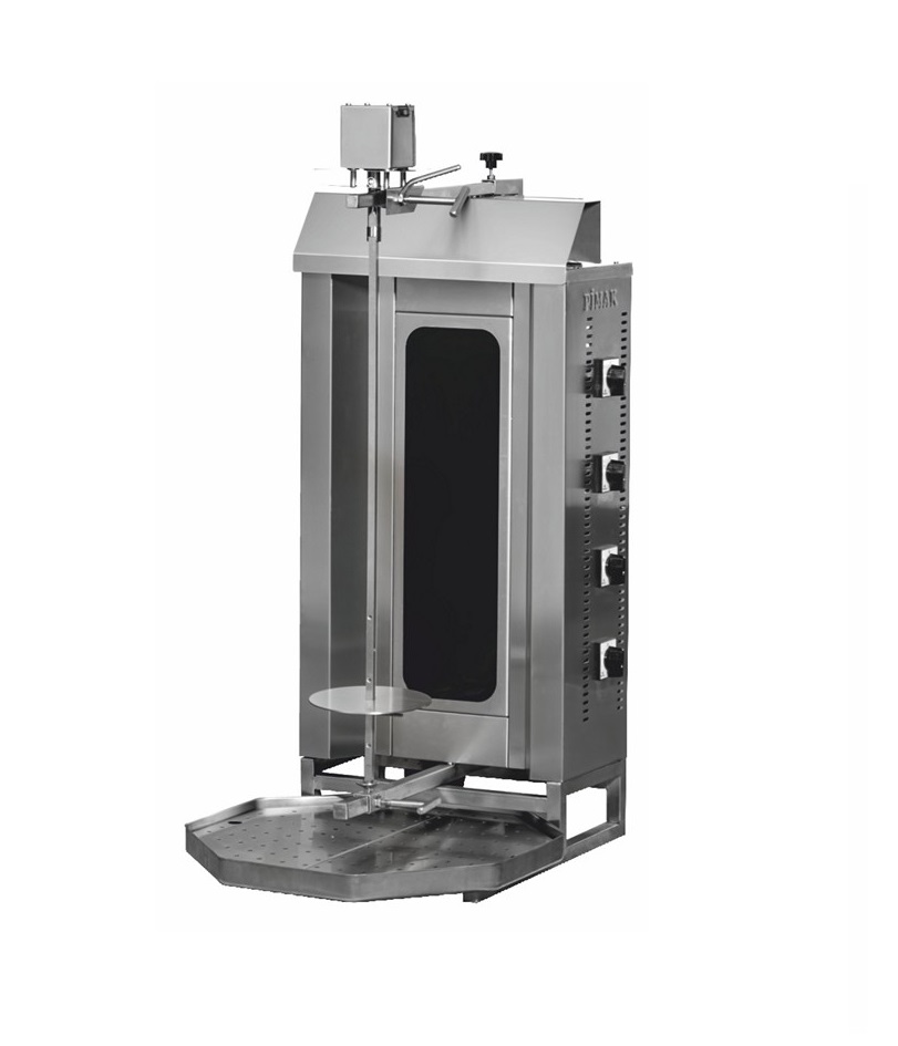 Machine à Doner kebab ELECTRIQUE vitrocéramique moteur en haut- PIMAK -  M077-4C