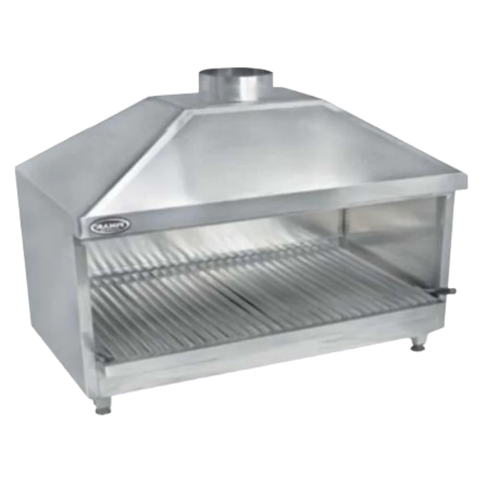 Barbecue à charbon en inox 120cm -PIMAK - MB17-2
