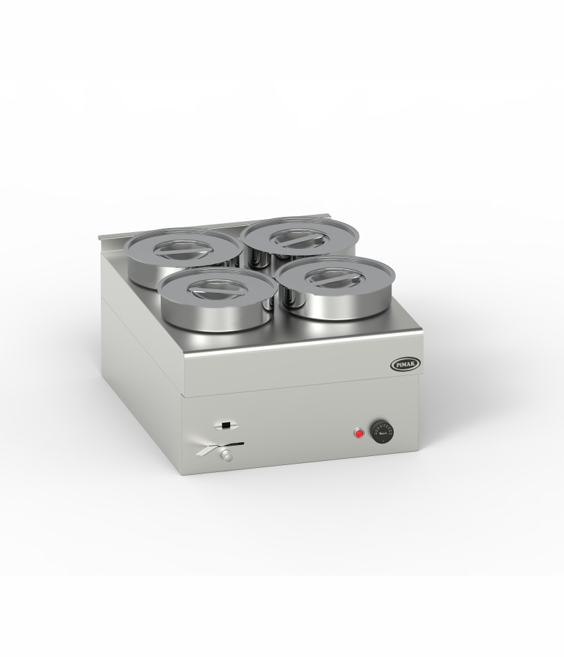 Bain marie à sauce ELECTRIQUE 4x4,5L - PIMAK -  M166-X.4