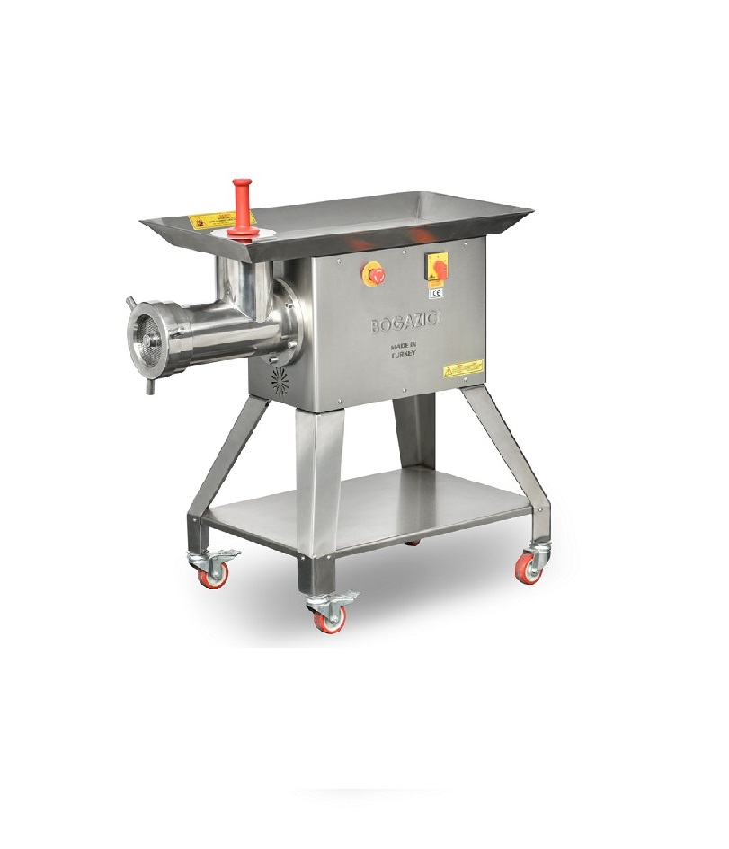 Hachoir à viande tout inox 42 sur roulettes - BOGAZICI-  BPKM.42A