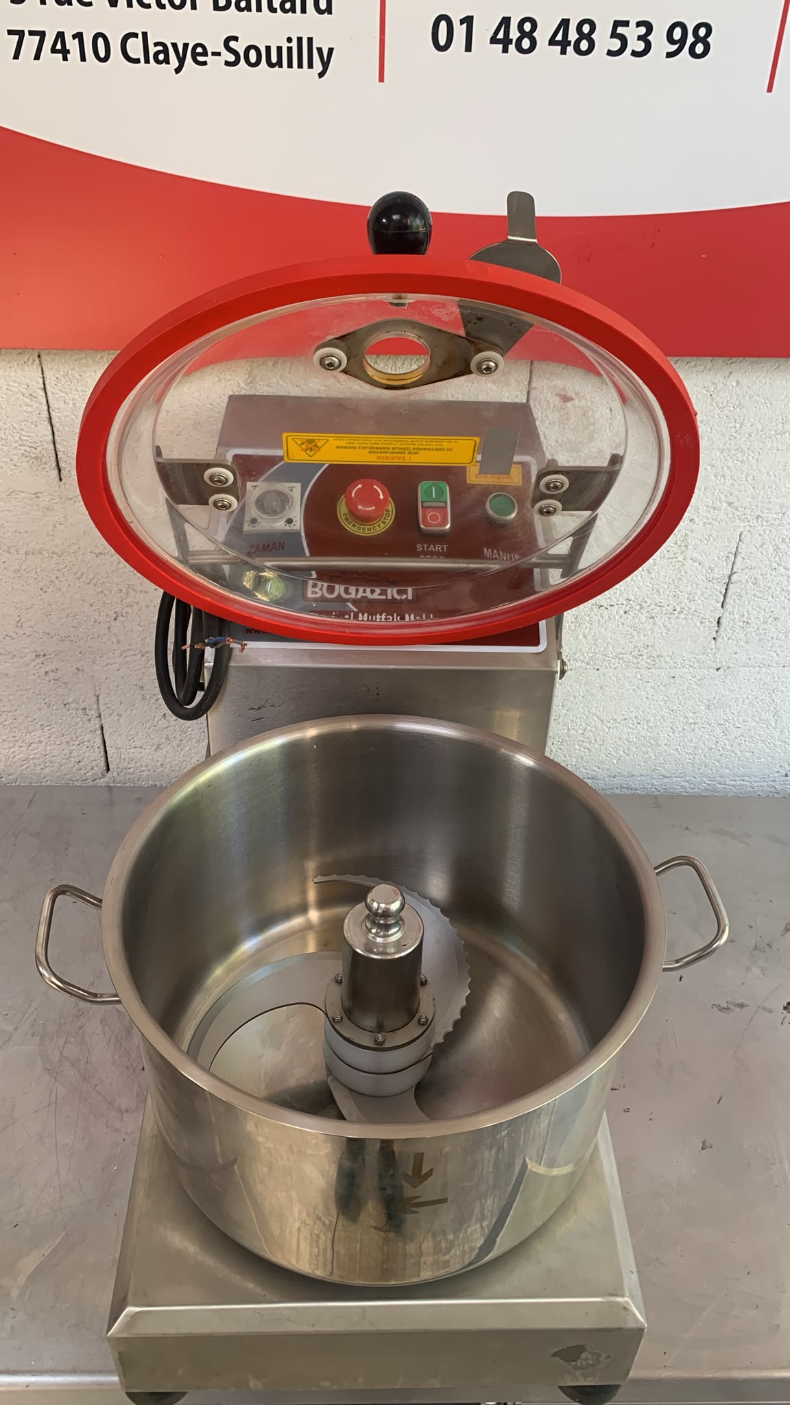Broyeur à viande 8 Kg/14L à poser - BOGAZICI - BSZK.8