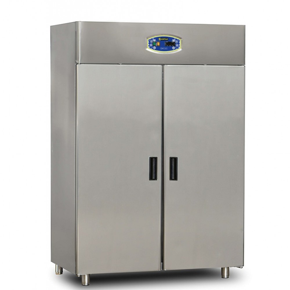 Armoire 2 portes pleines positive 1400L - DAMPAK -  22DBF2S-GN