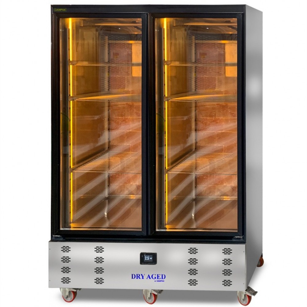 Armoire de maturation de viande 2 porte 1264L - DAMPAK -  22DBS2C-DRY