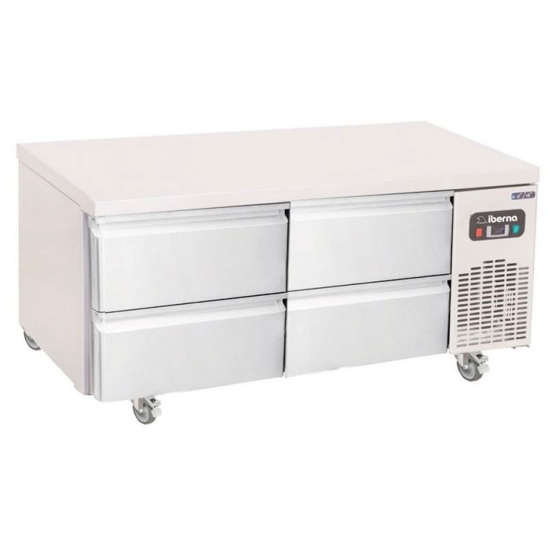 Soubassement réfrigéré avec 4 tiroirs - profondeur 60cm - DAMPAK - 22CBF0S-60.4C