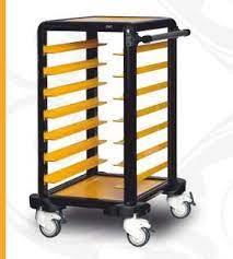 Chariot à plateau tout ouvert simple 7 niveaux - GASTROLLEY - G.ST.75.S.1