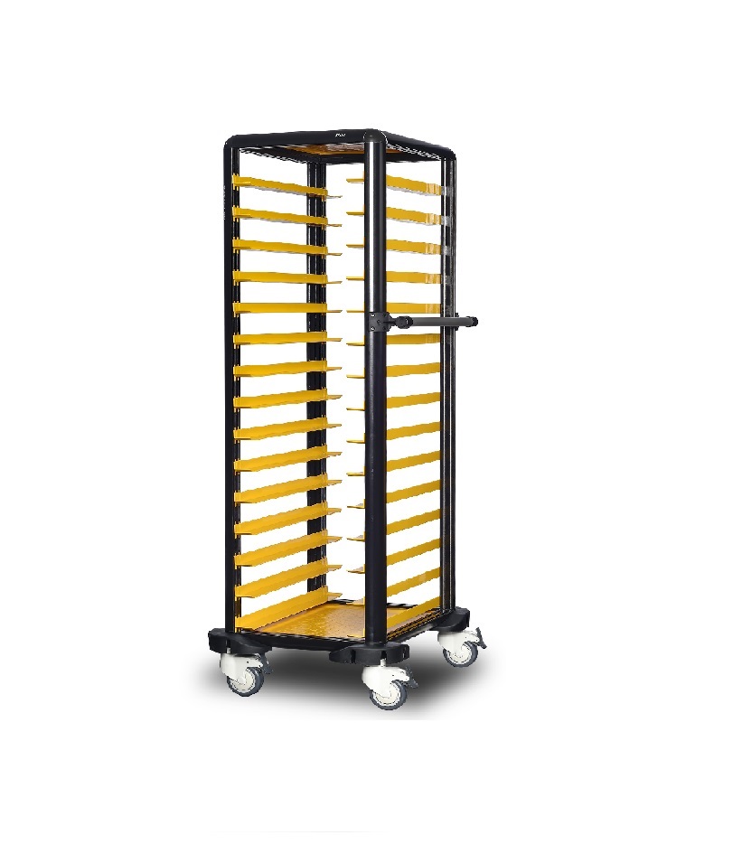 Chariot à plateau  tout ouvert simple 15 niveaux - GASTROLLEY -  G.ST.150.S.1