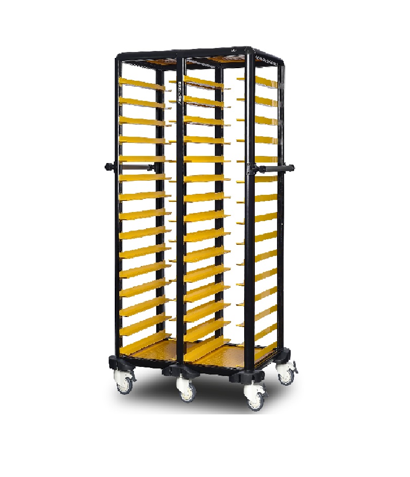 Chariot à plateau  tout ouvert double 15 niveaux - GASTROLLEY -  G.ST.150.D.1