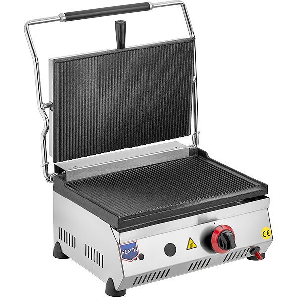 Grill Panini à gaz REMTA, certifié CE R121 A