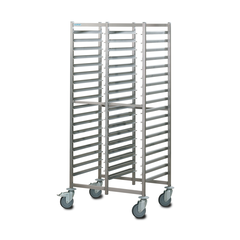 Chariots à vaisselle pour la cuisine double pour plateaux 37x53cm - PIMAK -  MB-152C