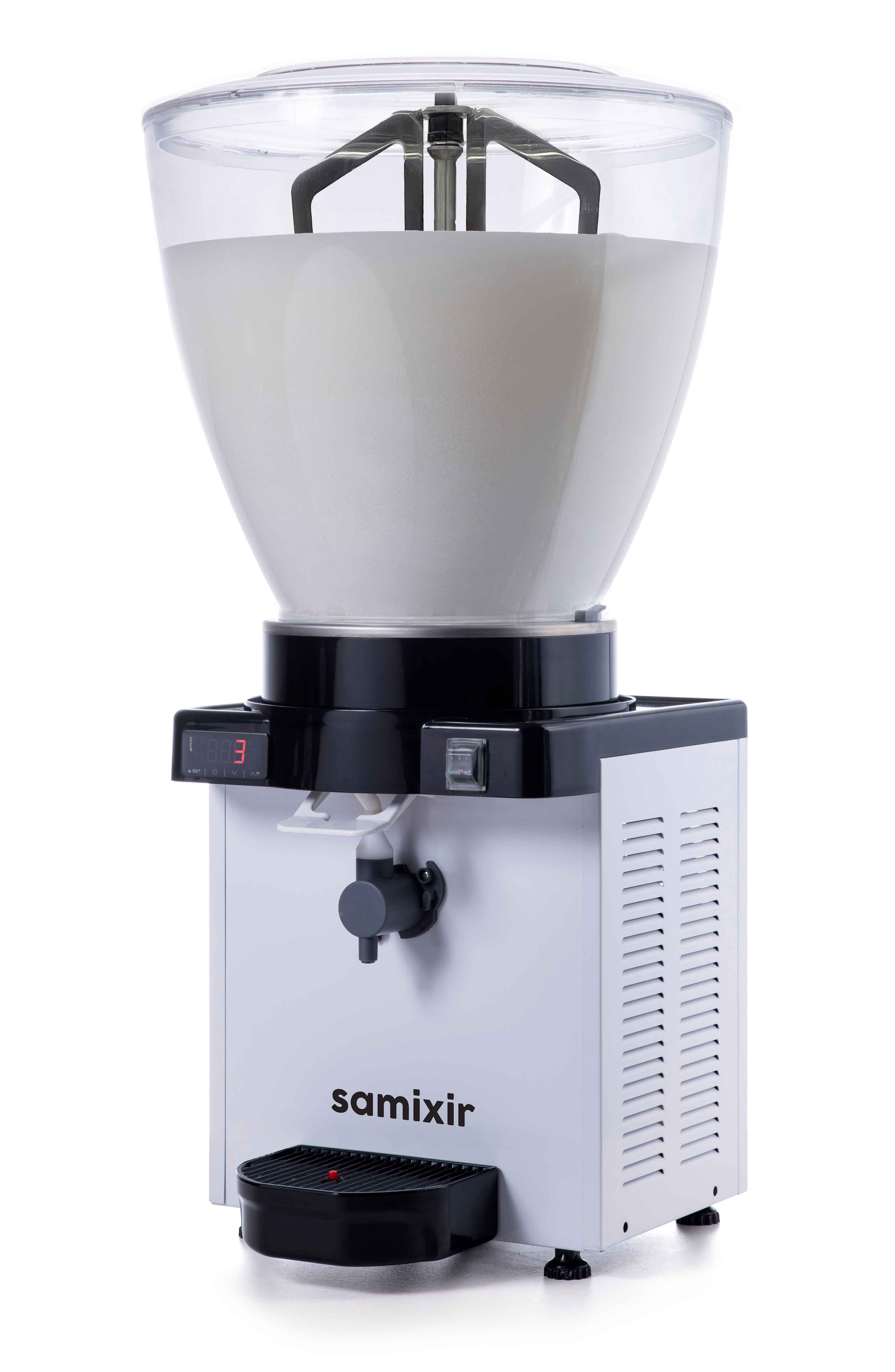 KAM40.DW.R290 MÉLANGEUR À AYRAN PANORAMIQUE 40 L ÉLECTRONIQUE BLANC R290 SAMMIXIR
