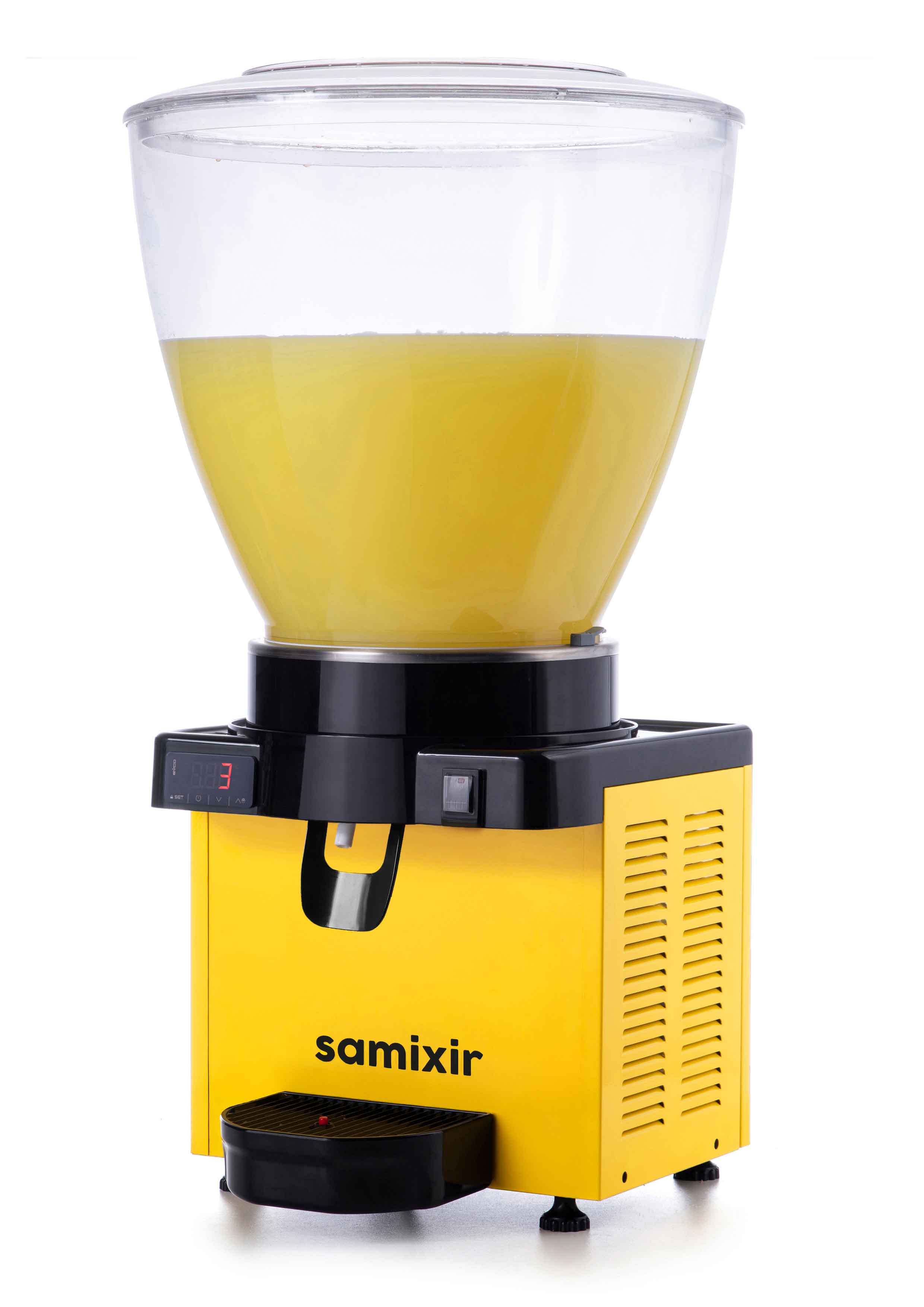 M40.DY.SHAFT 40 L MÉLANGEUR PANORAMIQUE ÉLECTRONIQUE JAUNE SAMIXIR