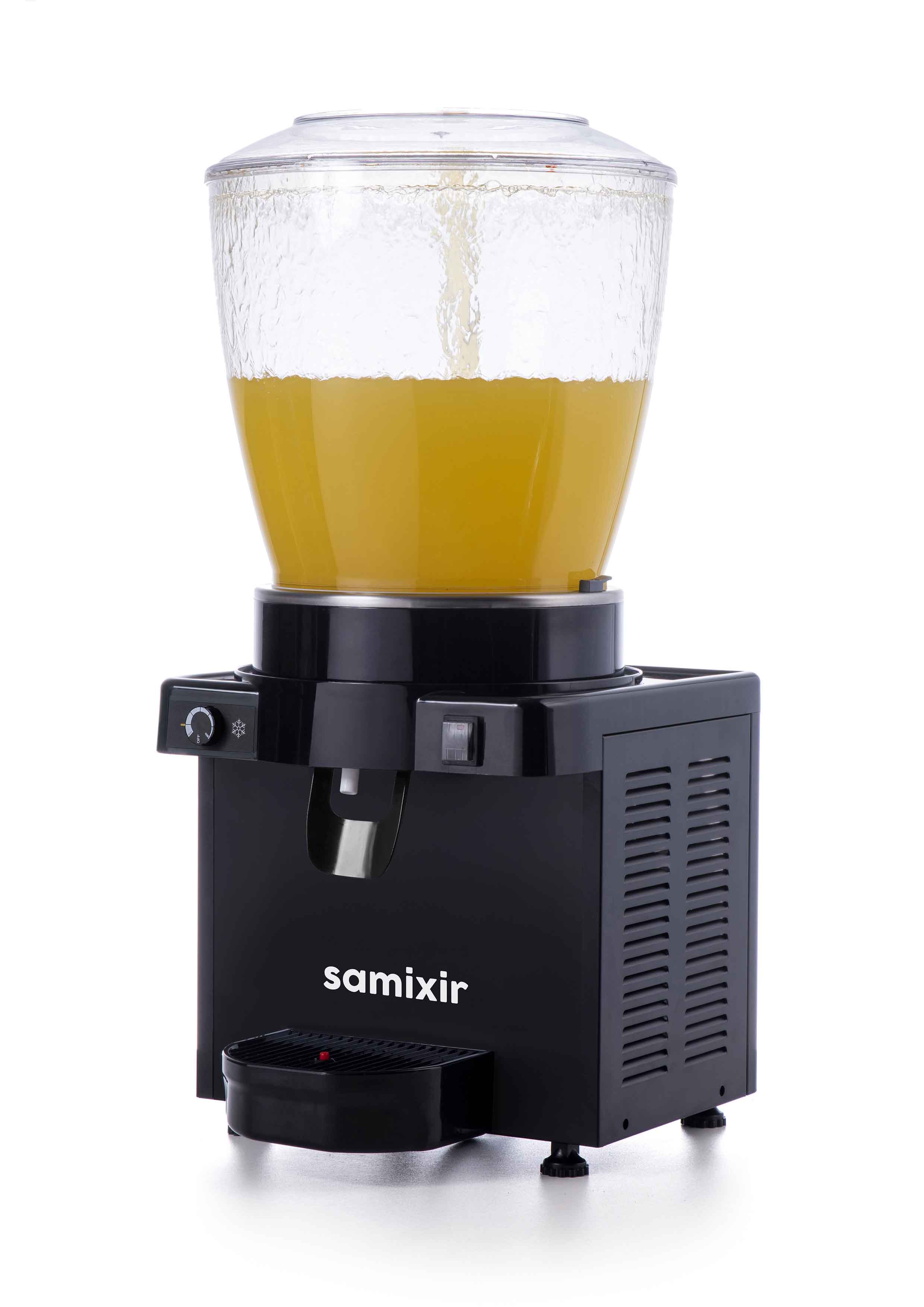 Distributeur de jus réfrigéré professionnel noir Samixir - S22.AB