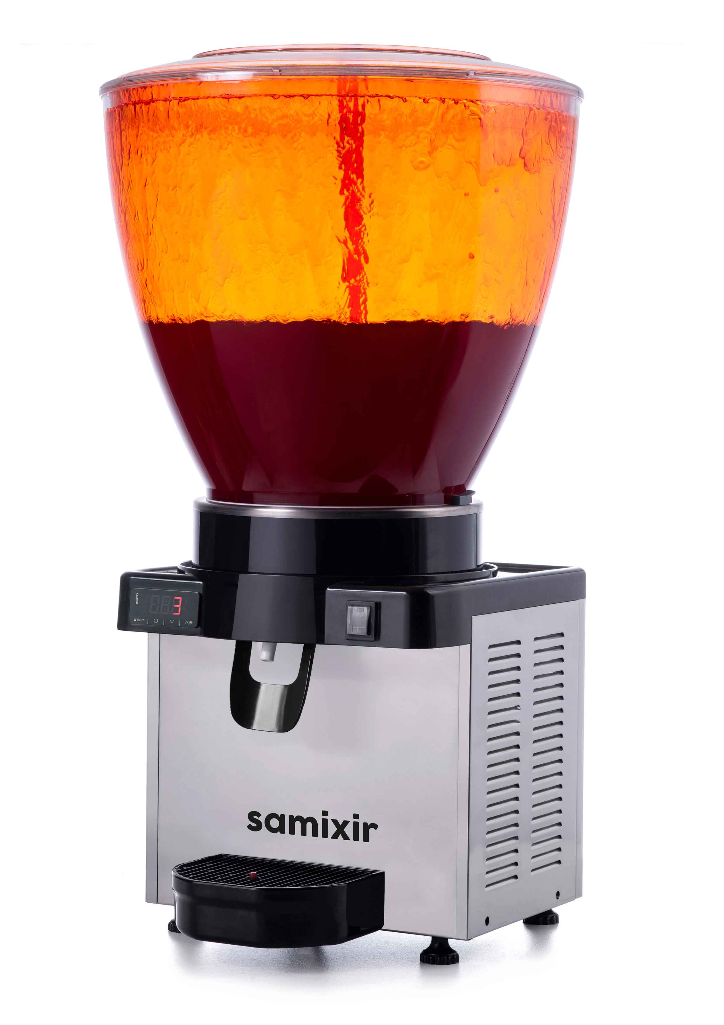 S40.DI.R290 40 L PULVÉRISATION PANORAMIQUE ÉLECTRONIQUE ACIER INOXYDABLE R290 SAMIXIR