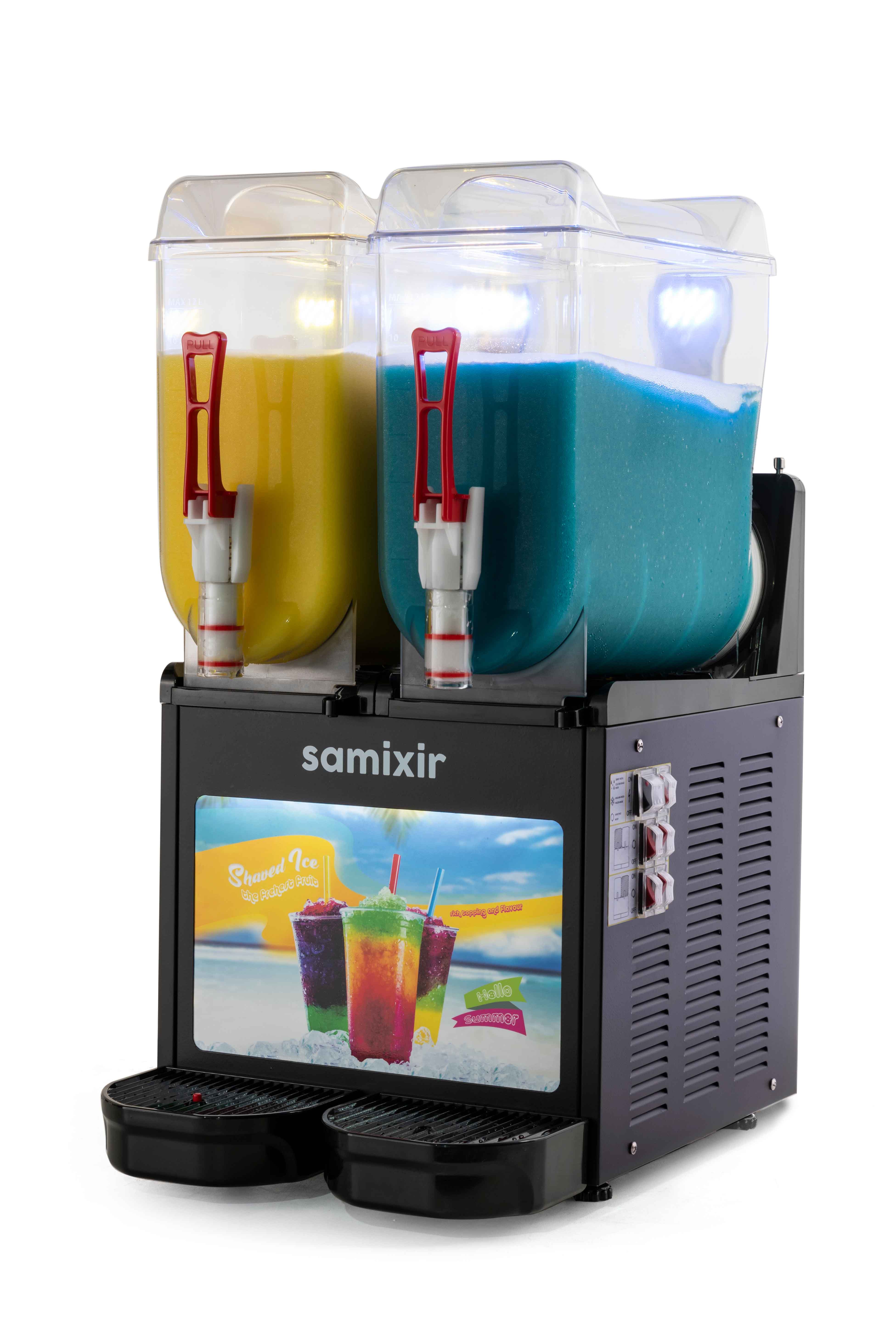 SLUSH24.BA.R290 12+12 L SLUSH TWIN ALLURE NOIR R290 SAMMIXIR