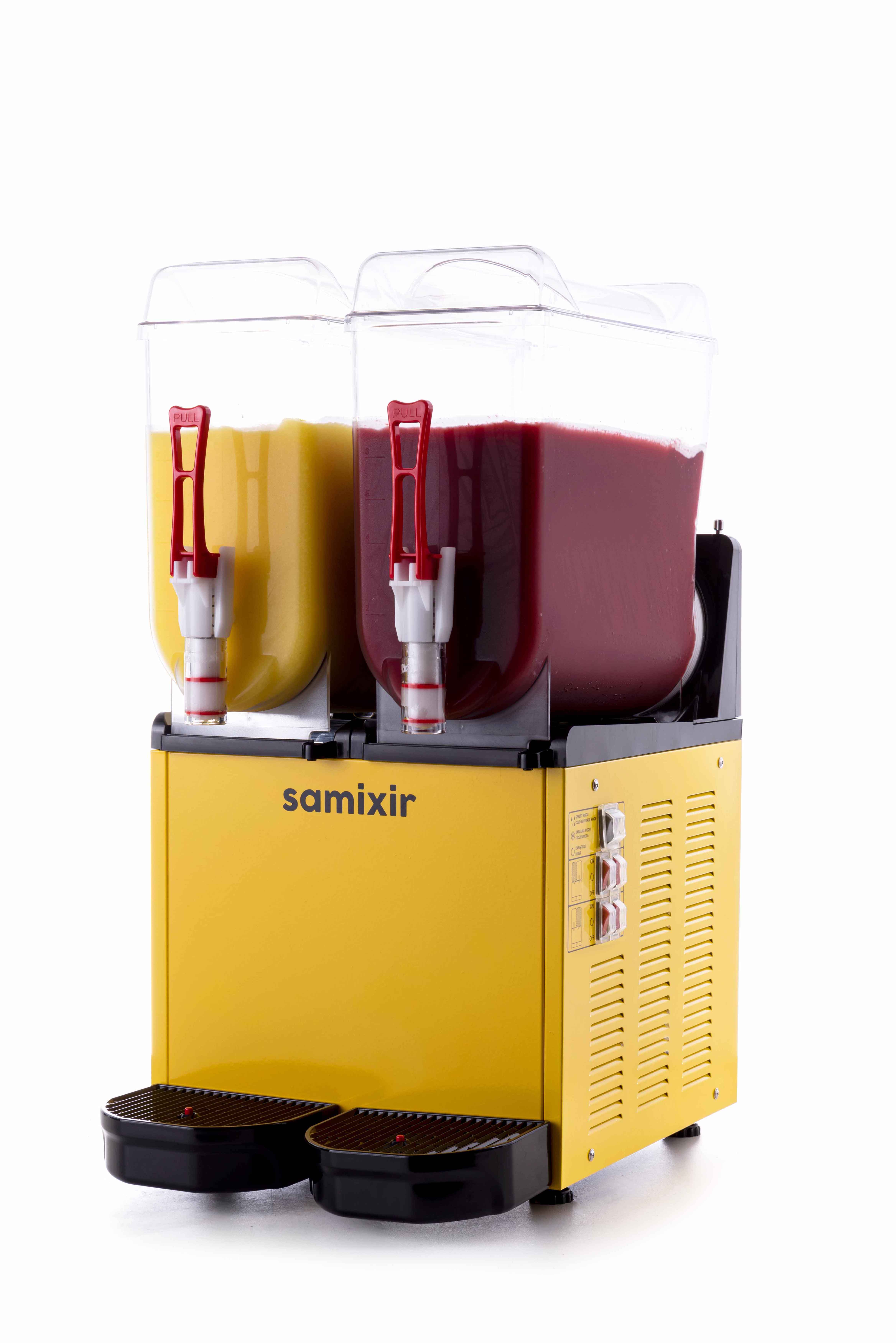SLUSH24.Y 12+12 L SLUSH TWIN JAUNE SAMMIXIR