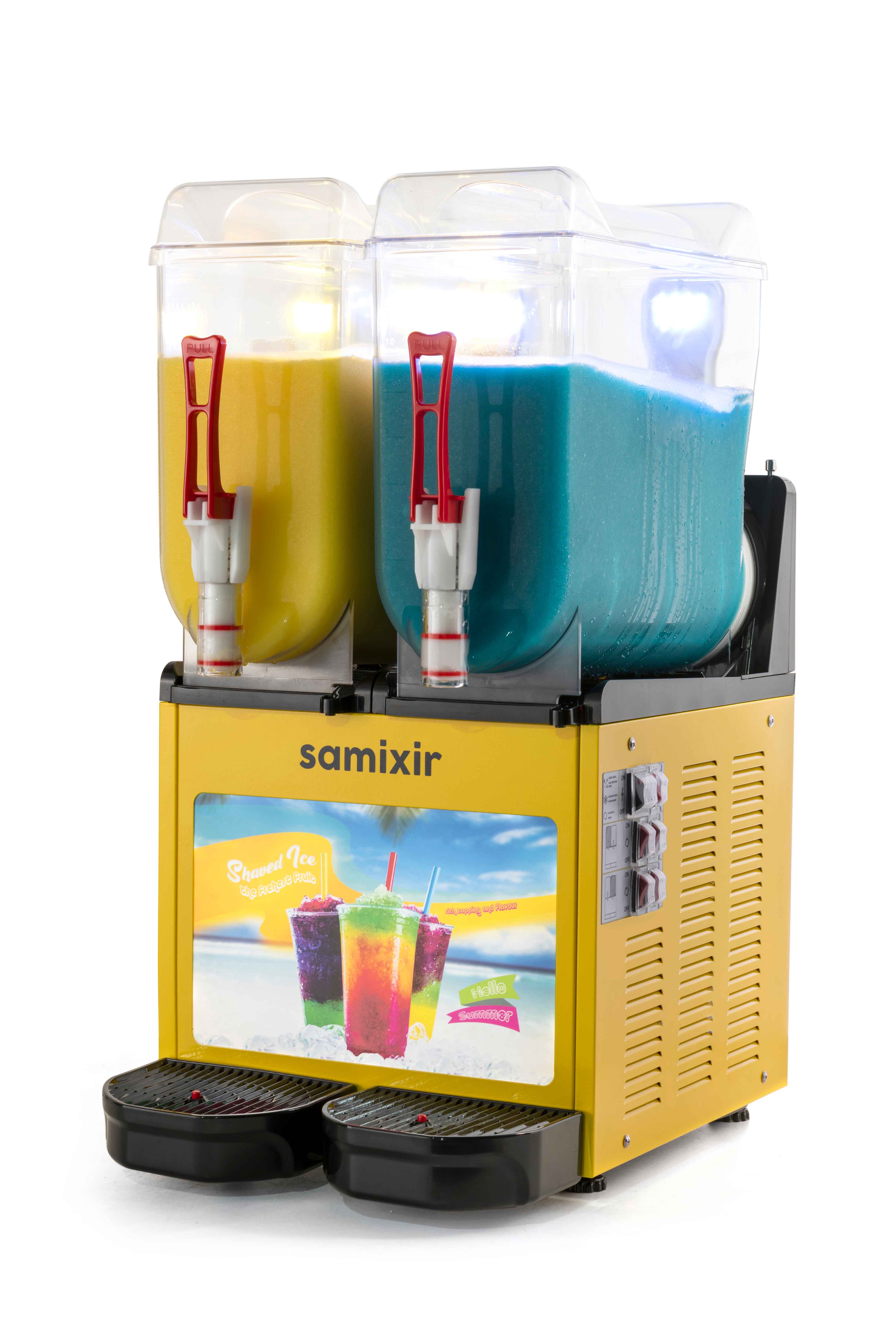 SLUSH24.YA.R290 12+12 L SLUSH TWIN ALLURE JAUNE R290 SAMMIXIR
