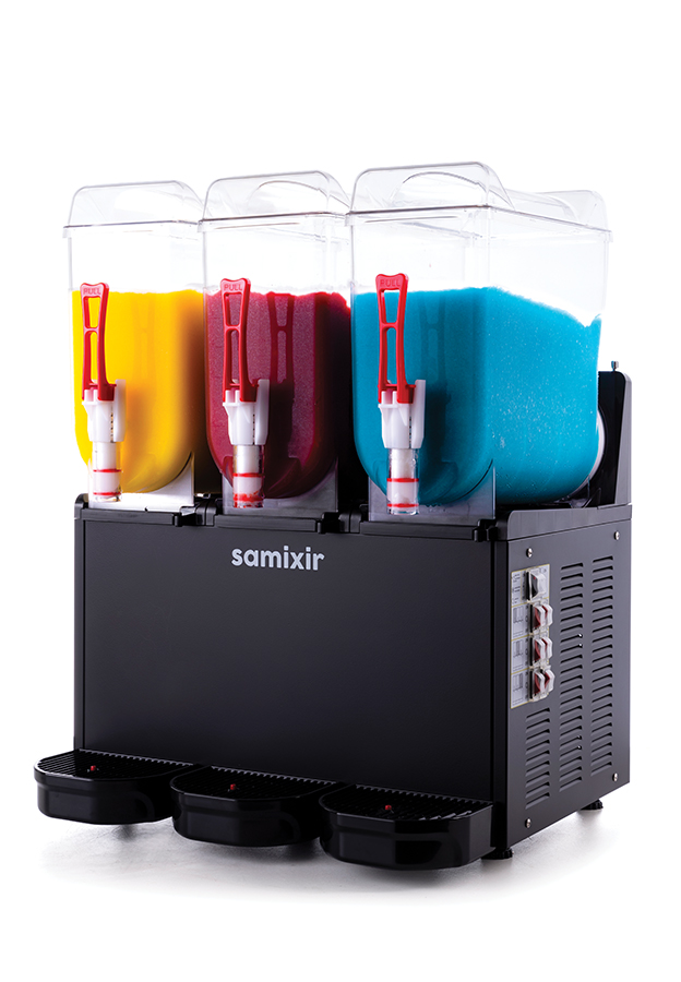 SLUSH36.B.R290 12+12+12 L SLUSH TRIPLE NOIR R290 SAMMIXIR